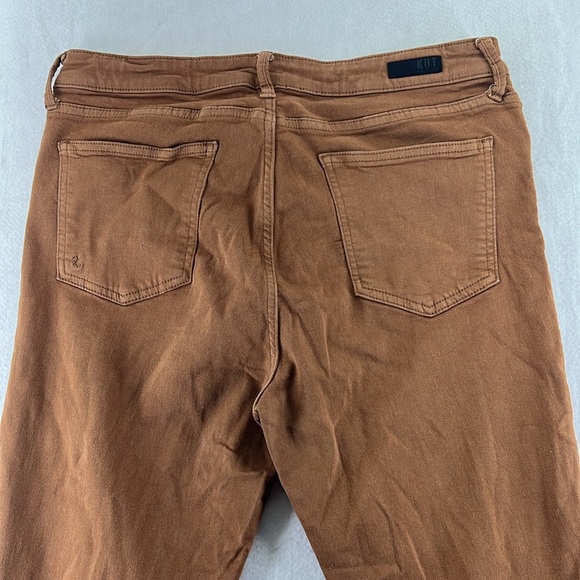 Kut From The Kloth Skinny Jeans Brown Womens Size 14L 14 High Rise Ankle - Picture 4 of 11